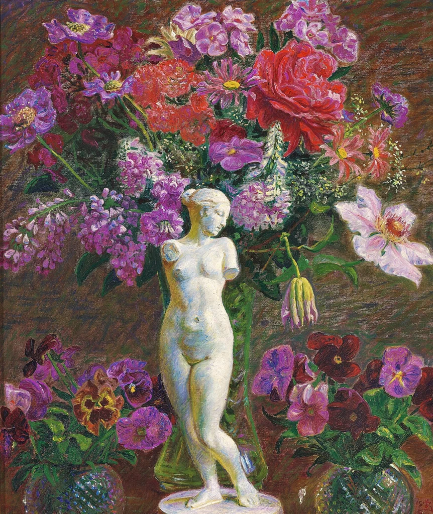 Kristian Zahrtmann - Natura morta con fiori